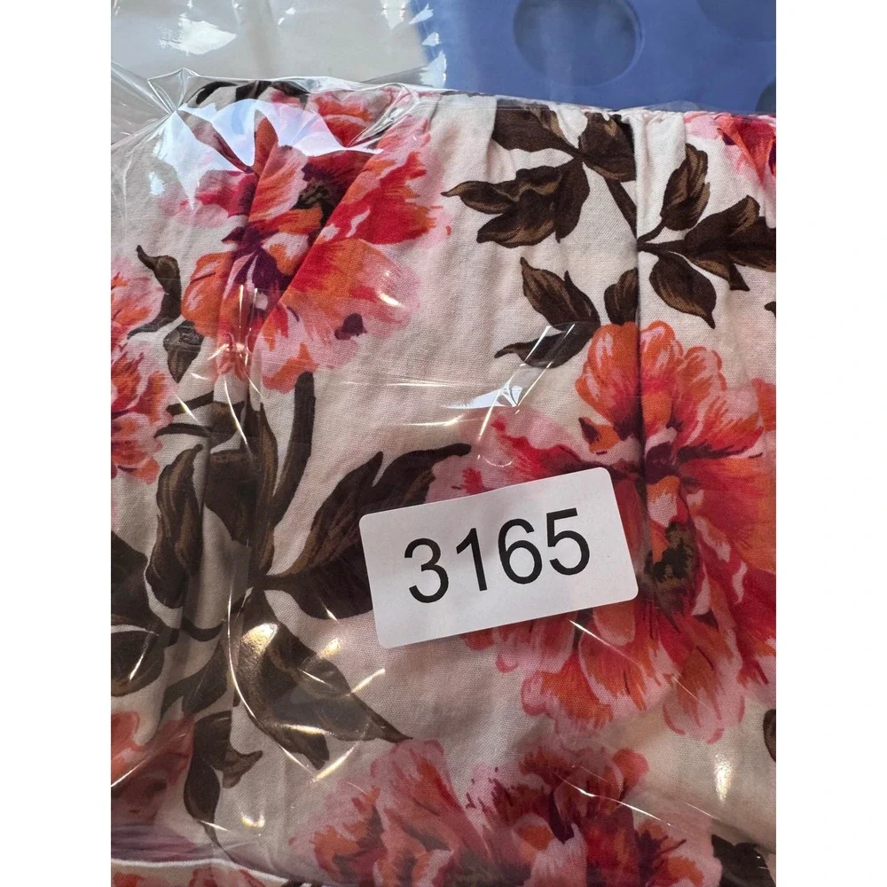 NWT Kids Old Navy Cream Floral Tiered Button Front Dress Size L‎ 10 12